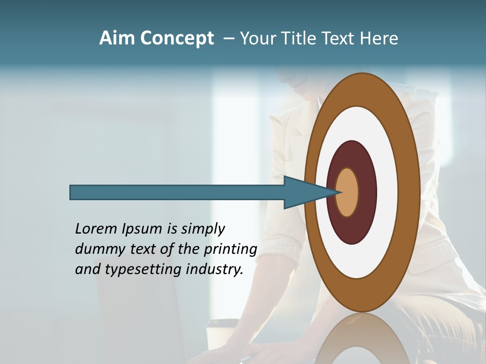 Executive Clo Eup Face PowerPoint Template