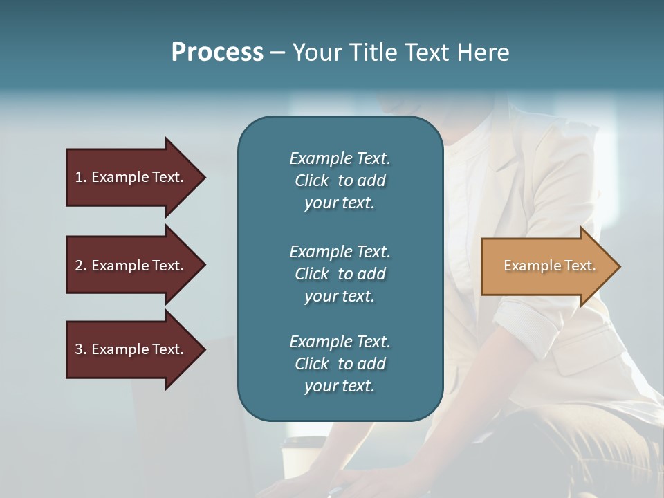 Executive Clo Eup Face PowerPoint Template