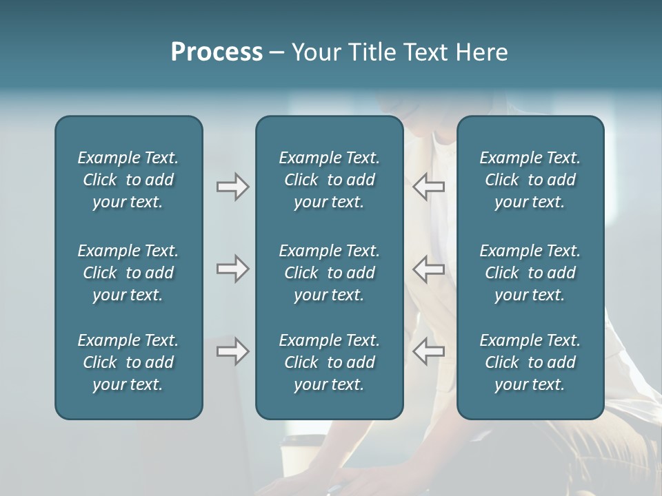 Executive Clo Eup Face PowerPoint Template
