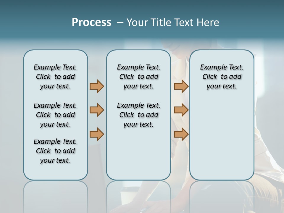 Executive Clo Eup Face PowerPoint Template
