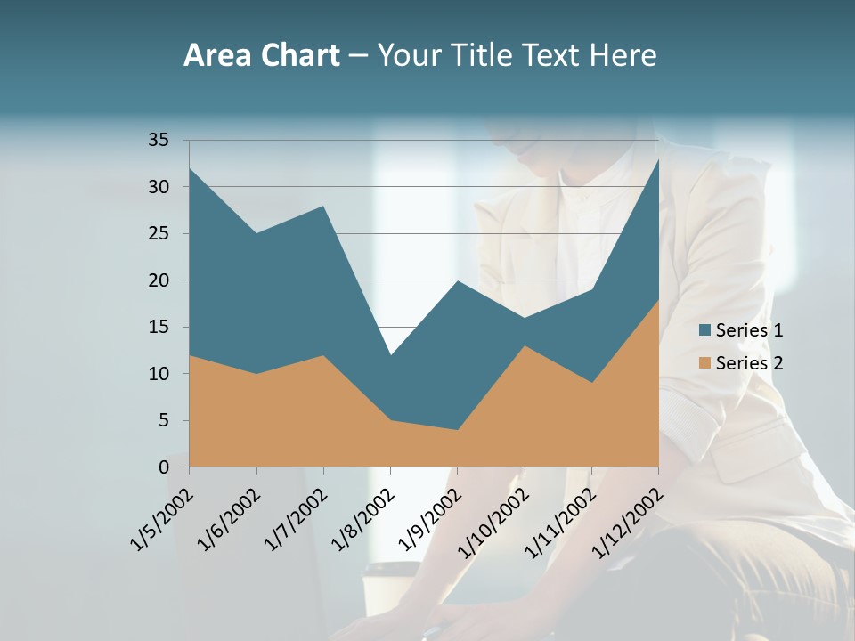 Executive Clo Eup Face PowerPoint Template