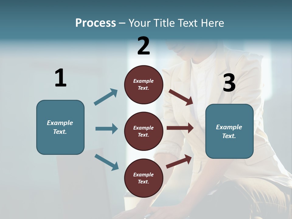 Executive Clo Eup Face PowerPoint Template