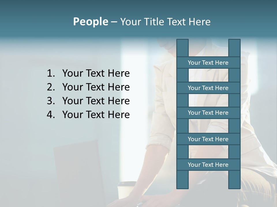 Executive Clo Eup Face PowerPoint Template