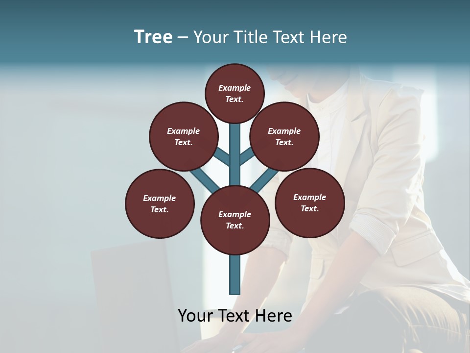 Executive Clo Eup Face PowerPoint Template