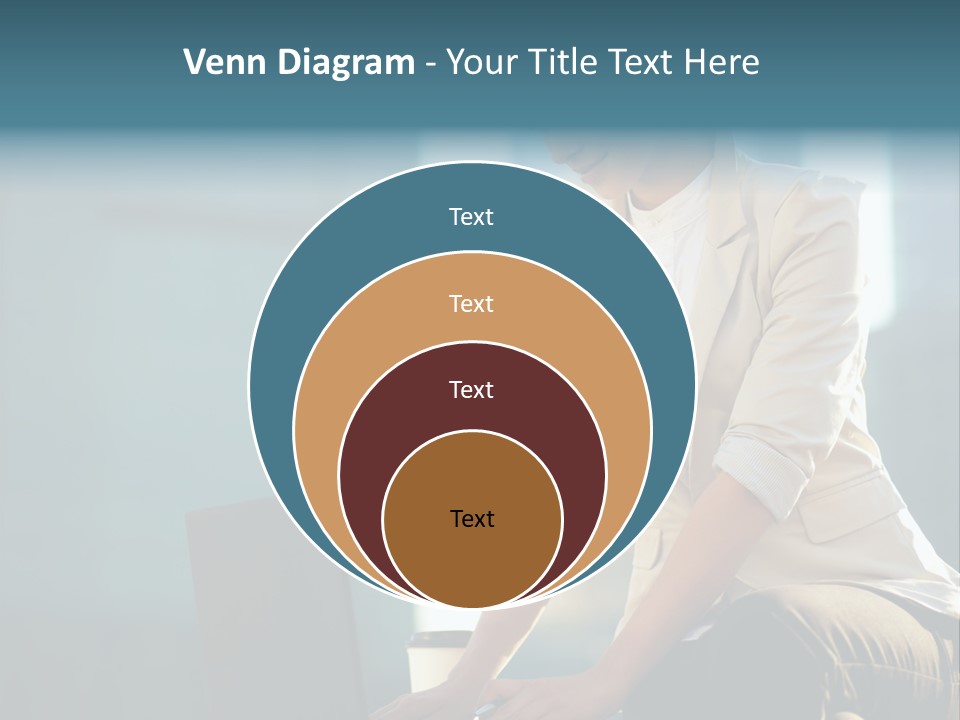 Executive Clo Eup Face PowerPoint Template