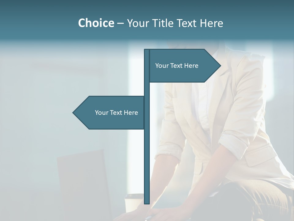 Executive Clo Eup Face PowerPoint Template