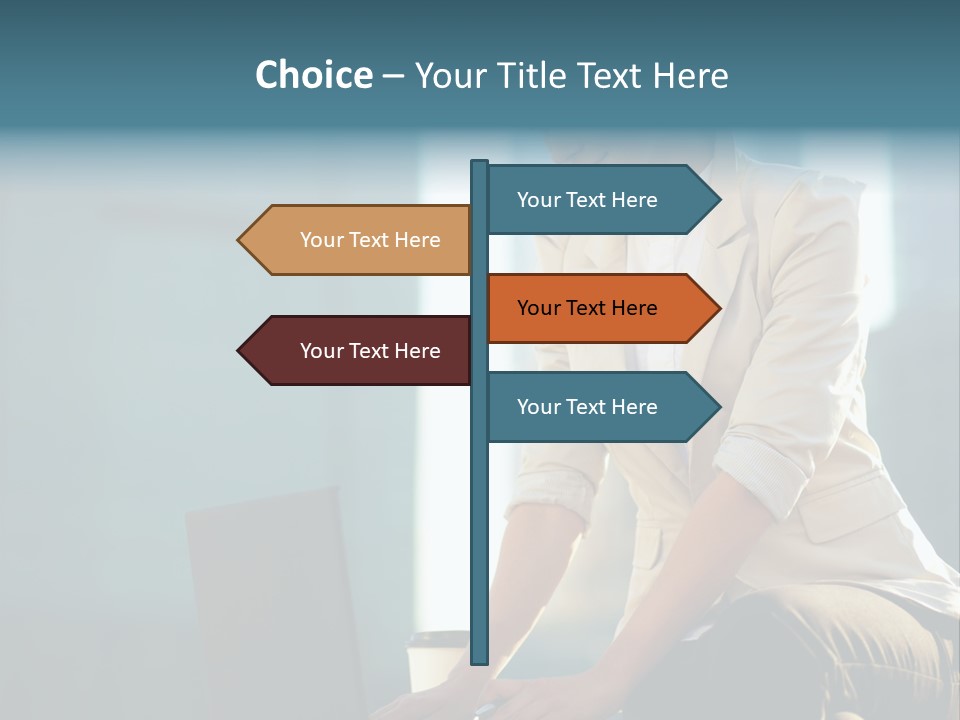 Executive Clo Eup Face PowerPoint Template