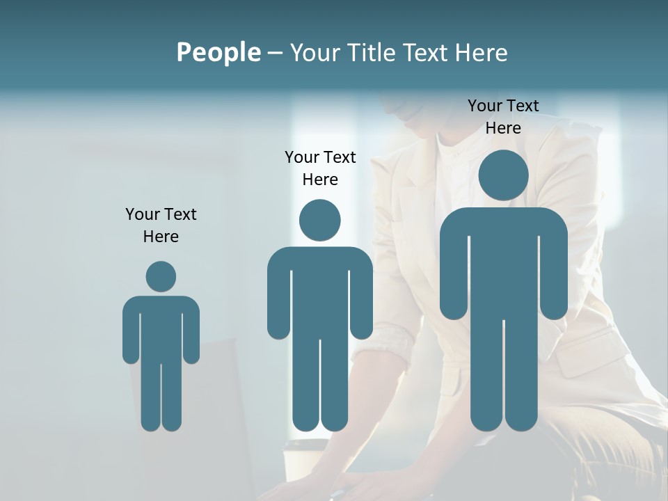 Executive Clo Eup Face PowerPoint Template