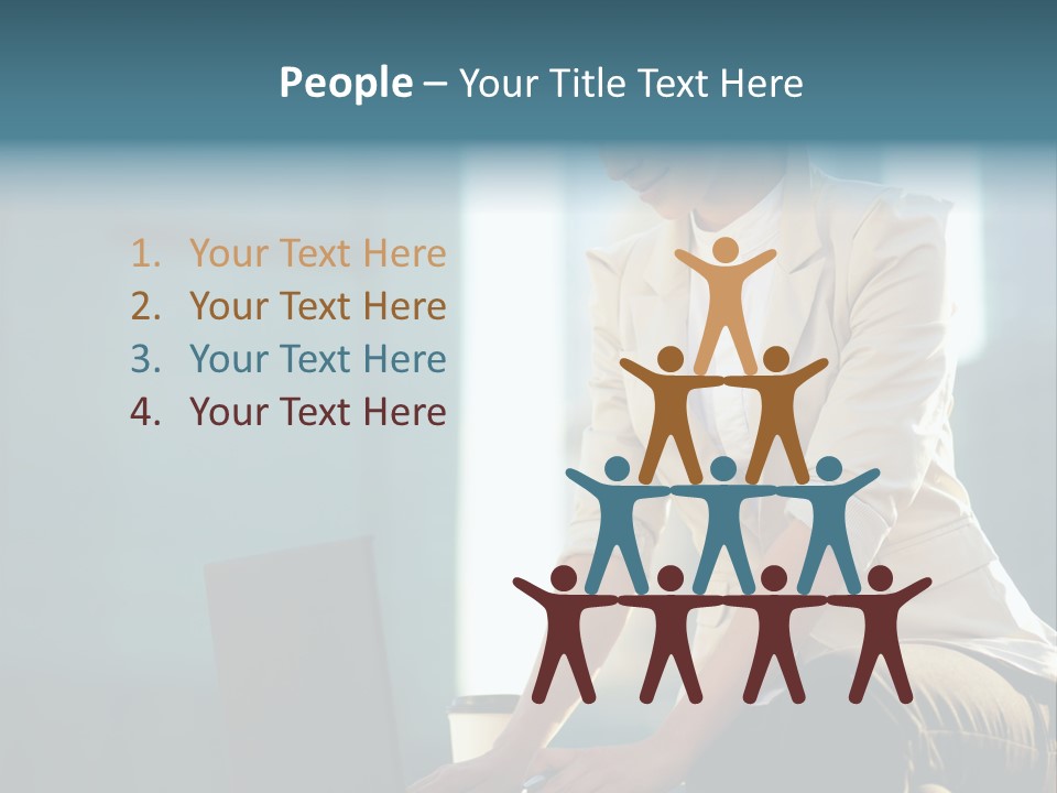 Executive Clo Eup Face PowerPoint Template