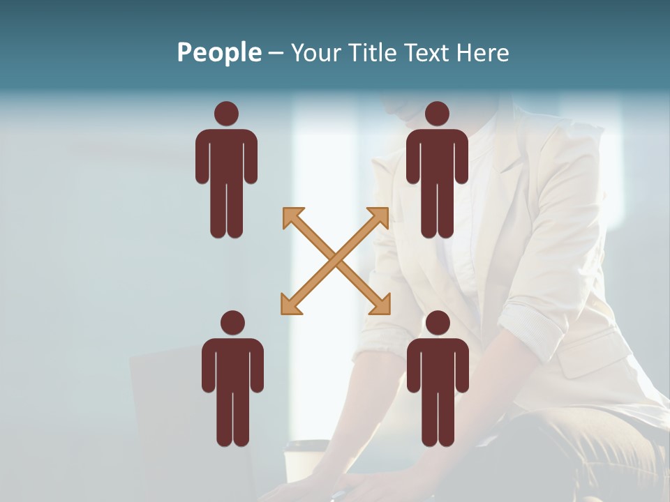 Executive Clo Eup Face PowerPoint Template