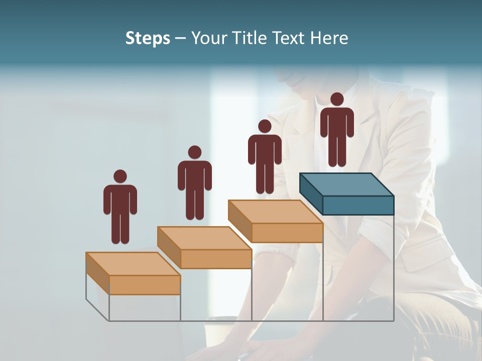 Executive Clo Eup Face PowerPoint Template