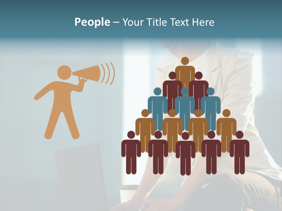 Executive Clo Eup Face PowerPoint Template