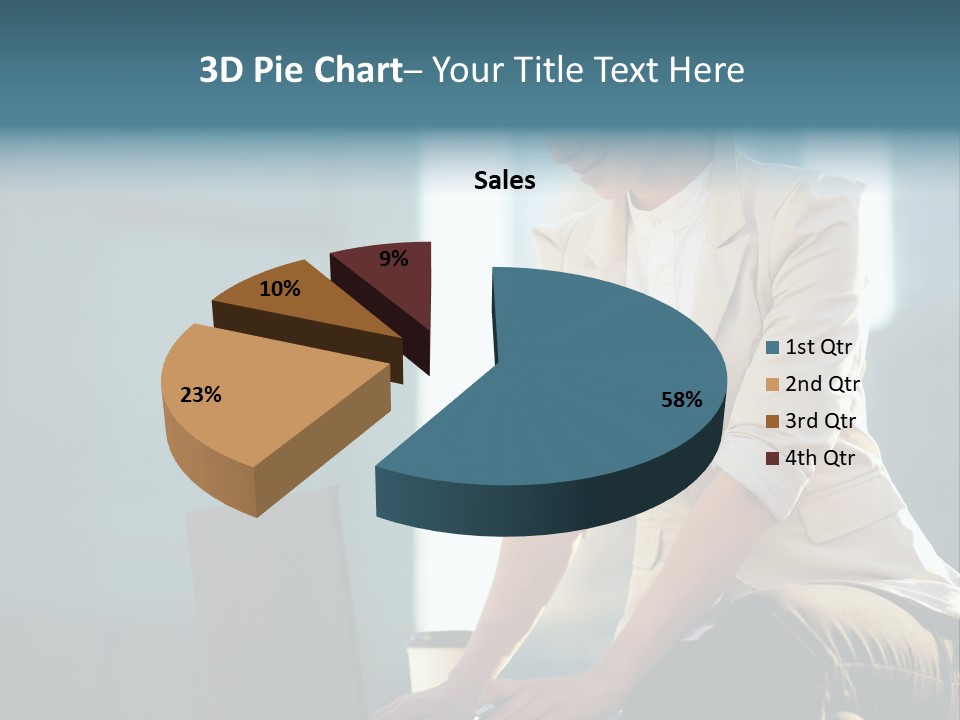 Executive Clo Eup Face PowerPoint Template
