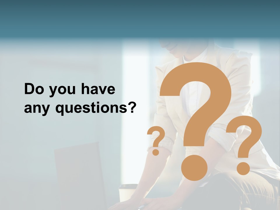 Executive Clo Eup Face PowerPoint Template