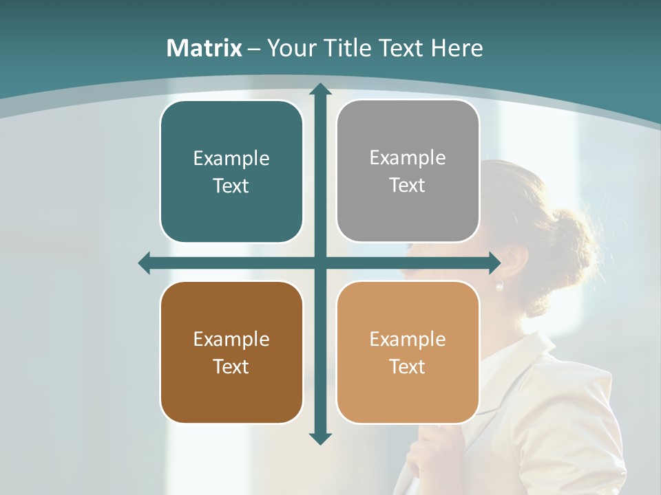 Smiling Caucasian Happiness PowerPoint Template