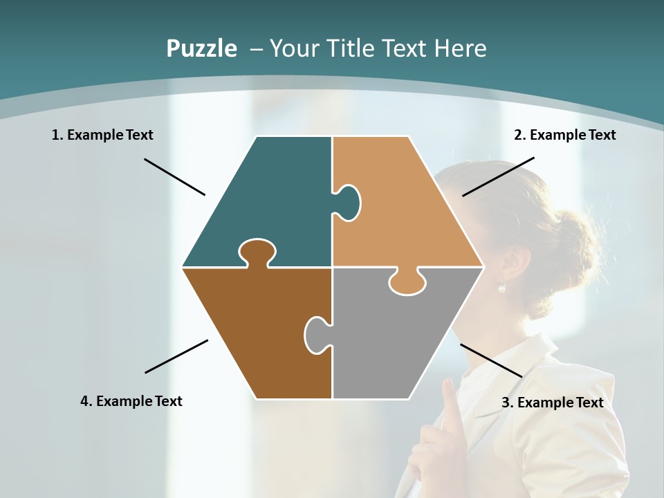 Smiling Caucasian Happiness PowerPoint Template