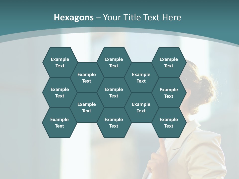 Smiling Caucasian Happiness PowerPoint Template