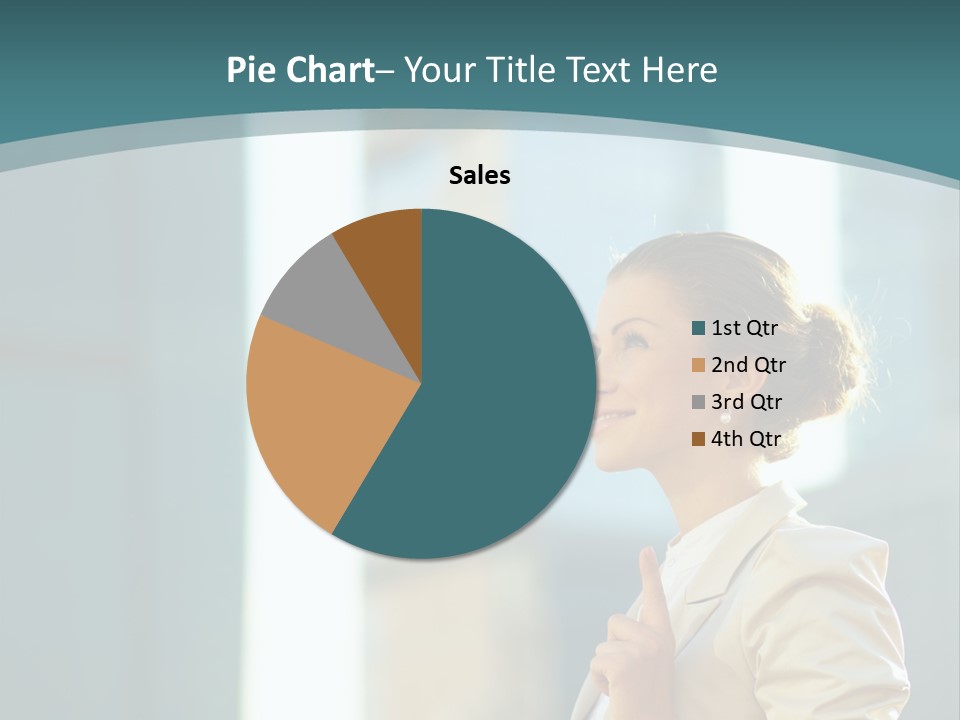 Smiling Caucasian Happiness PowerPoint Template