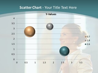 Smiling Caucasian Happiness PowerPoint Template