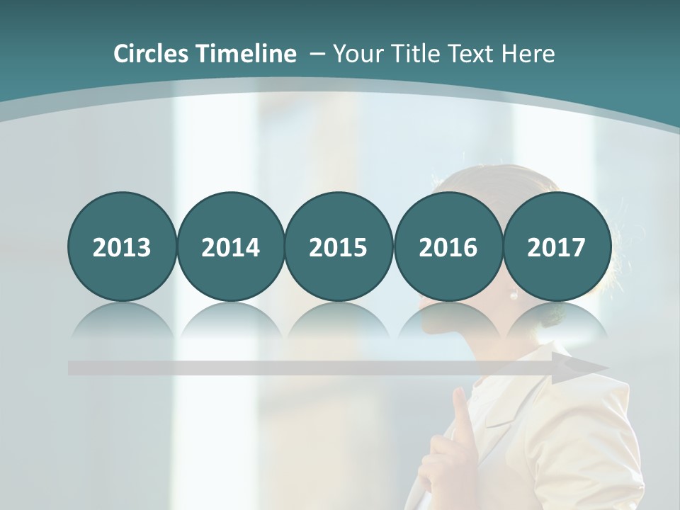 Smiling Caucasian Happiness PowerPoint Template