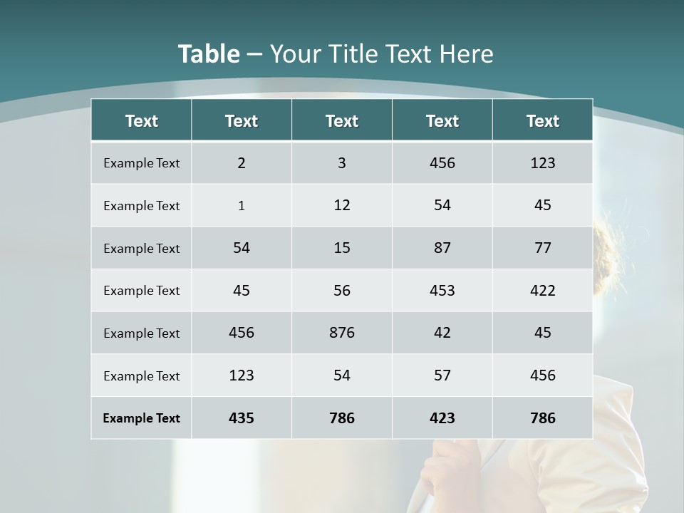 Smiling Caucasian Happiness PowerPoint Template