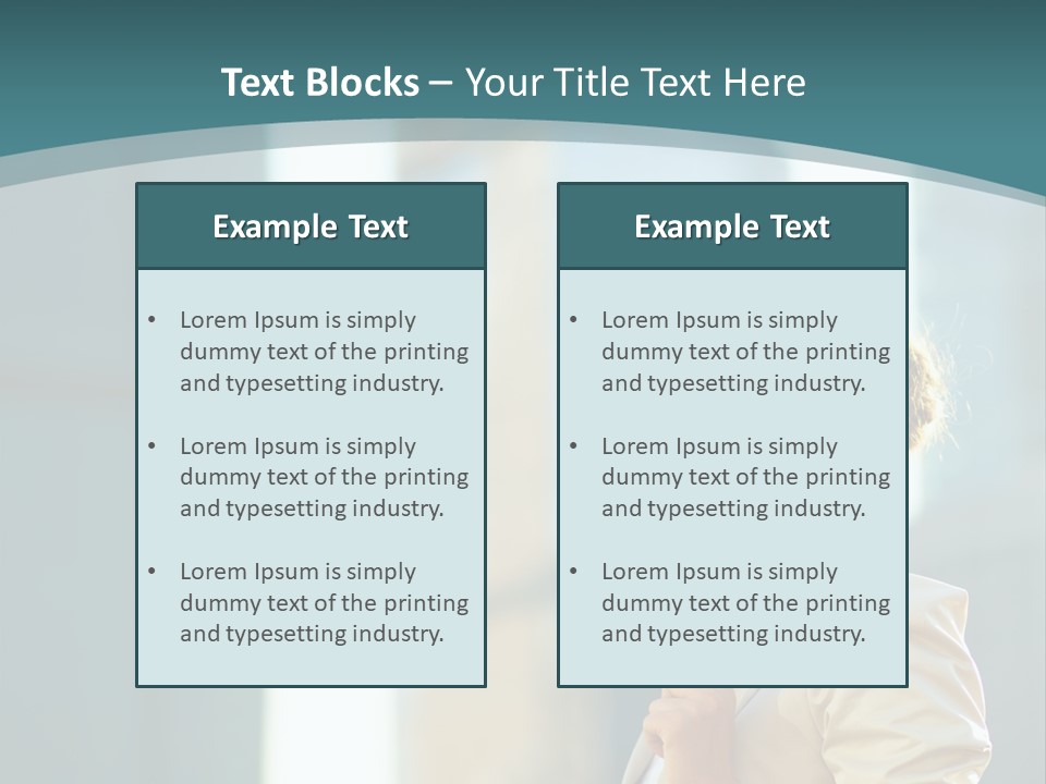 Smiling Caucasian Happiness PowerPoint Template