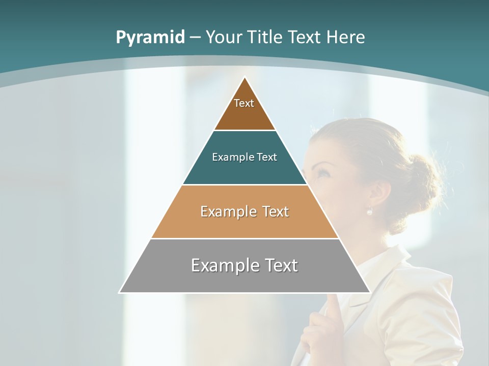 Smiling Caucasian Happiness PowerPoint Template