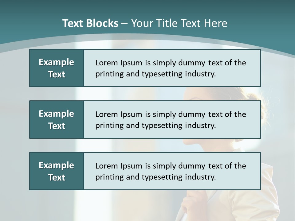 Smiling Caucasian Happiness PowerPoint Template