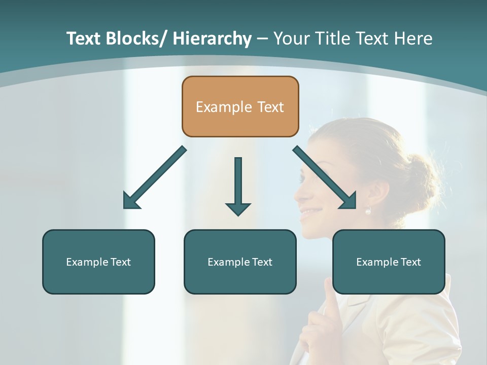 Smiling Caucasian Happiness PowerPoint Template