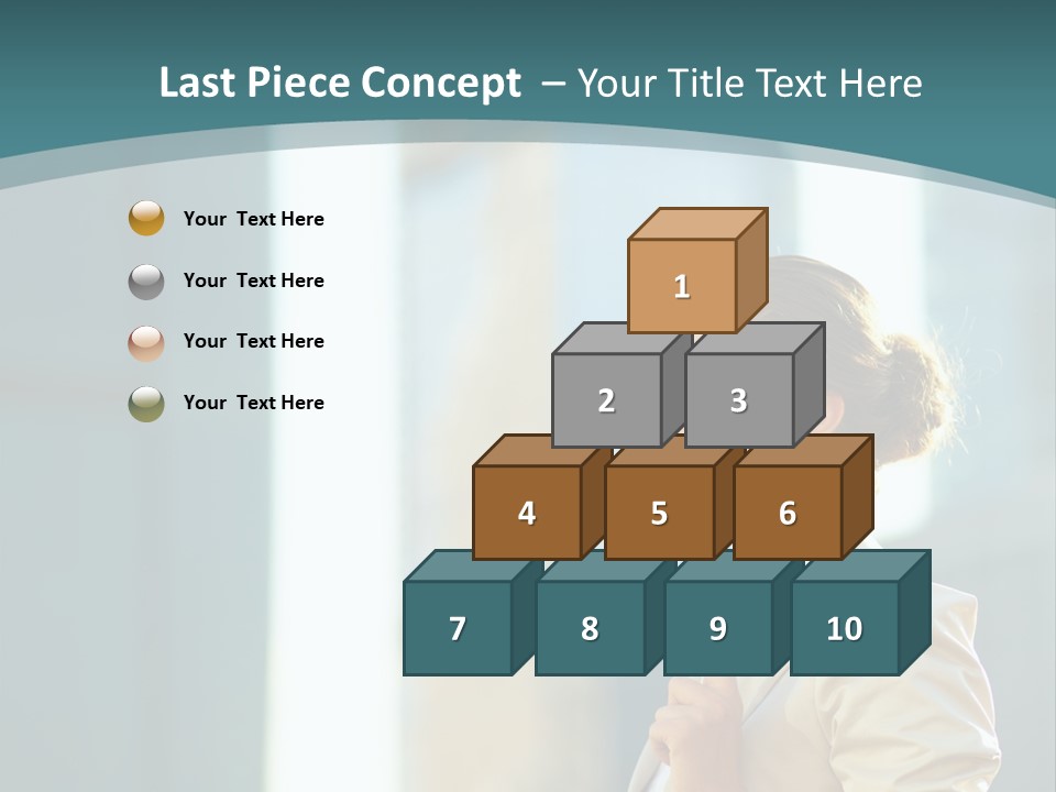 Smiling Caucasian Happiness PowerPoint Template