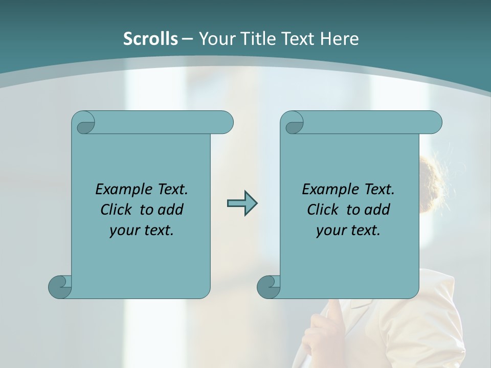 Smiling Caucasian Happiness PowerPoint Template