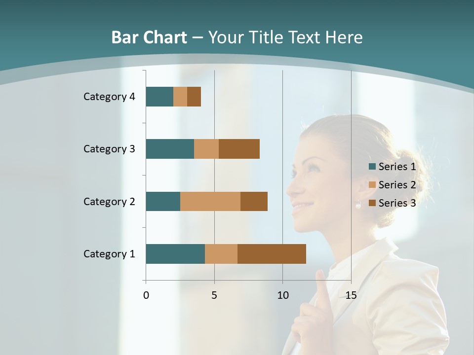 Smiling Caucasian Happiness PowerPoint Template