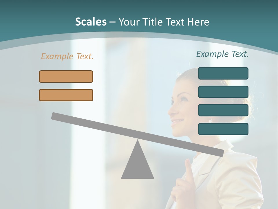 Smiling Caucasian Happiness PowerPoint Template