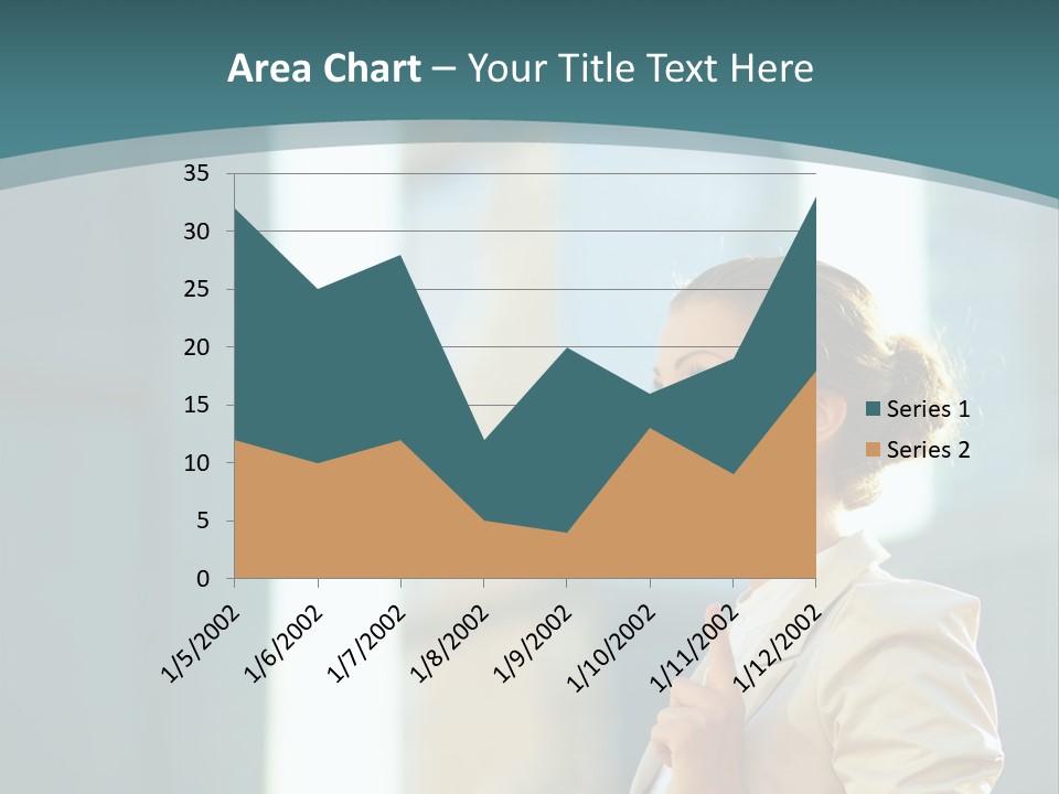 Smiling Caucasian Happiness PowerPoint Template
