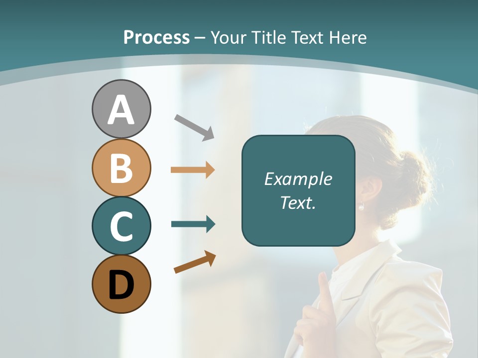 Smiling Caucasian Happiness PowerPoint Template