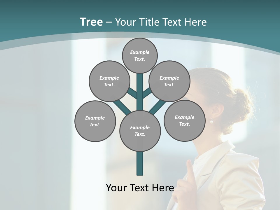 Smiling Caucasian Happiness PowerPoint Template