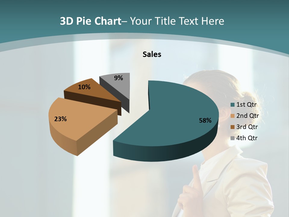 Smiling Caucasian Happiness PowerPoint Template
