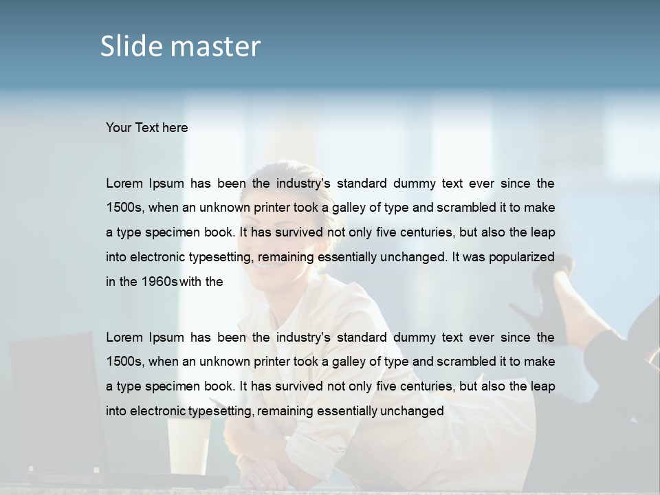Light  People PowerPoint Template