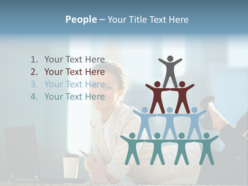 Light  People PowerPoint Template