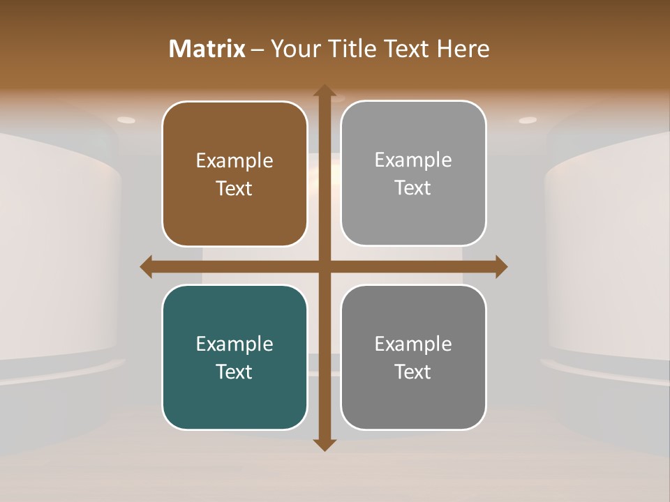 Perspective Picture Frame PowerPoint Template