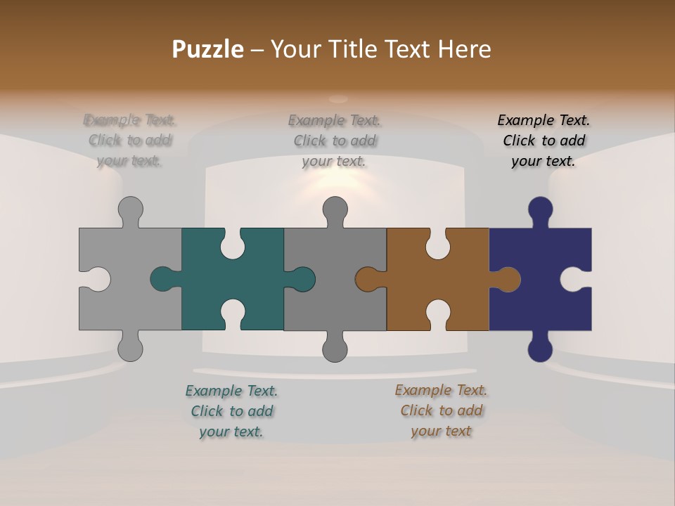 Perspective Picture Frame PowerPoint Template
