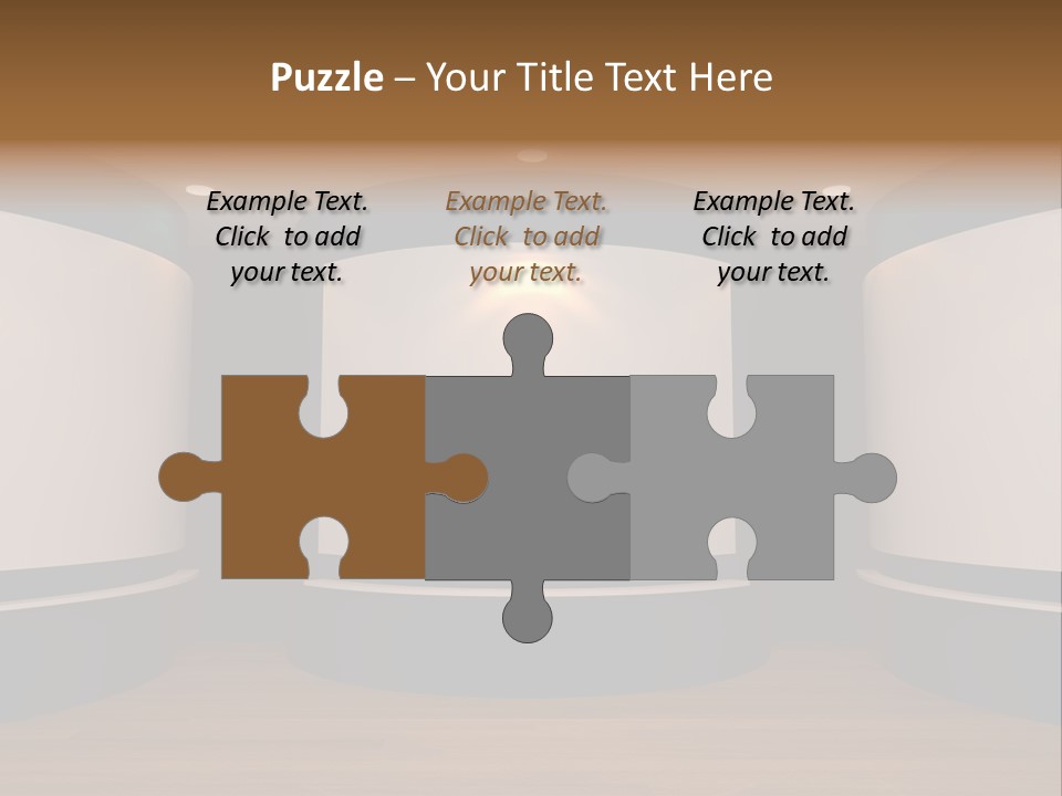 Perspective Picture Frame PowerPoint Template