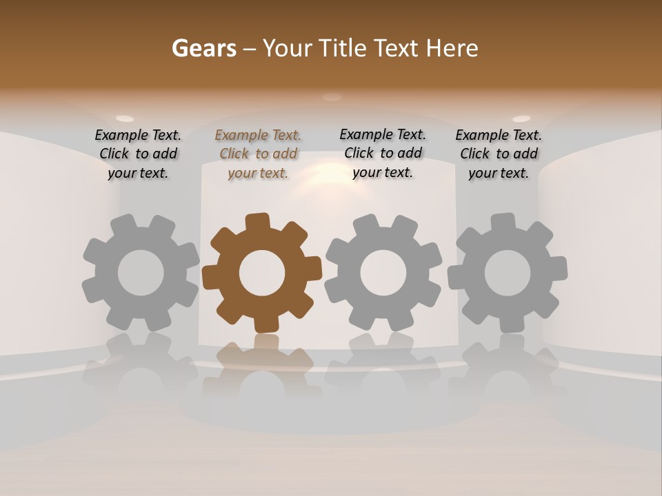 Perspective Picture Frame PowerPoint Template