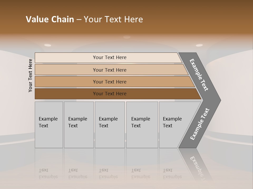Perspective Picture Frame PowerPoint Template