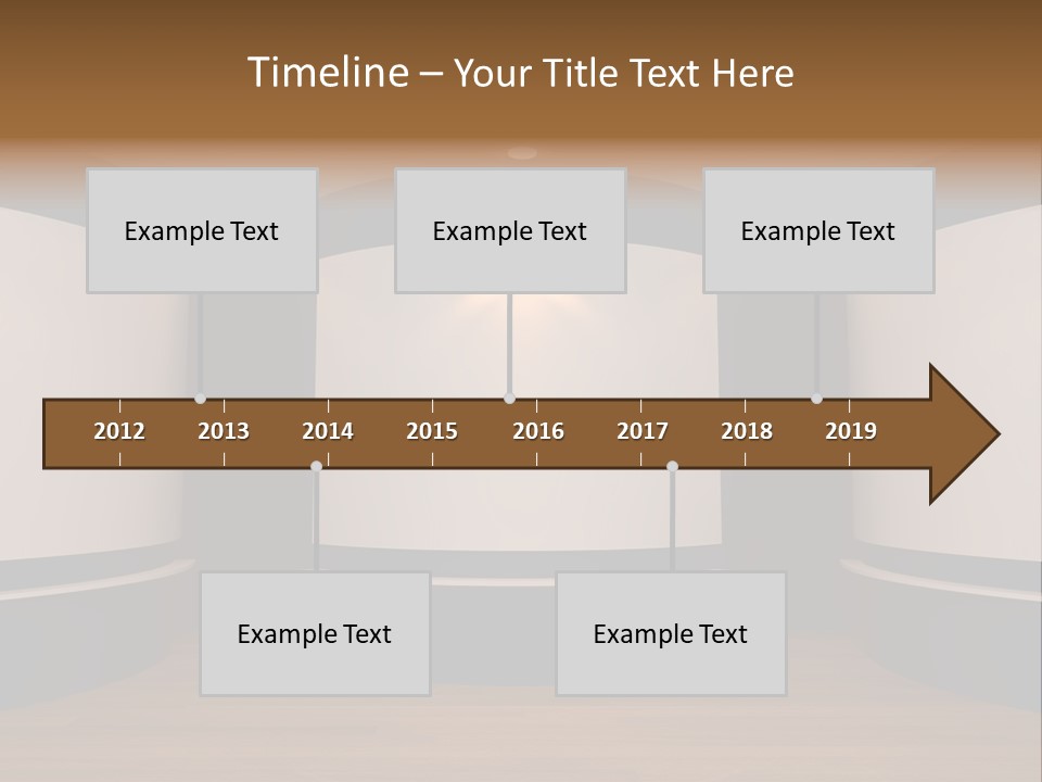 Perspective Picture Frame PowerPoint Template