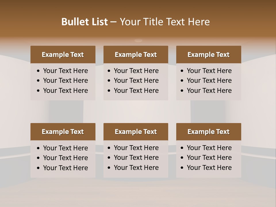 Perspective Picture Frame PowerPoint Template
