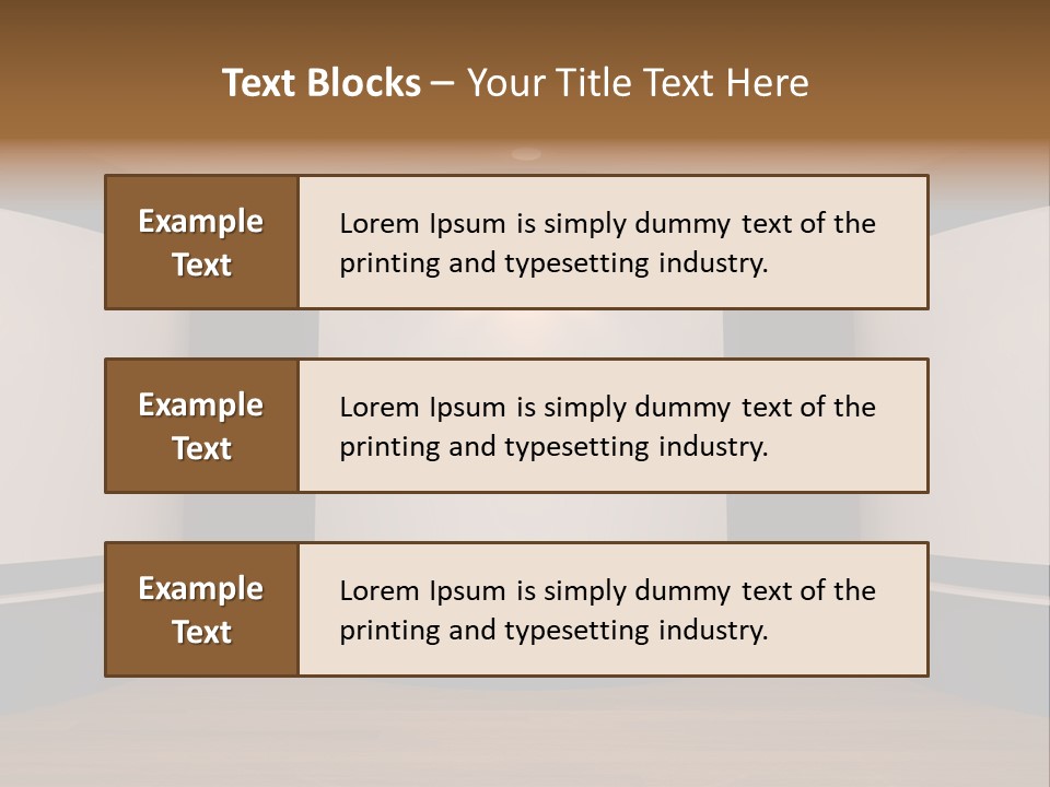 Perspective Picture Frame PowerPoint Template