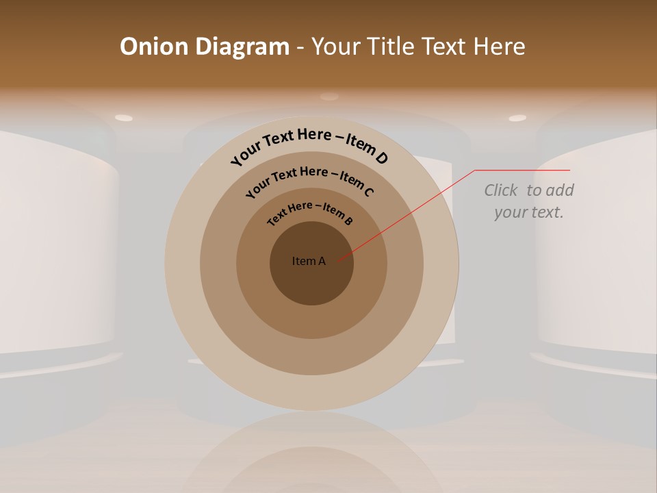 Perspective Picture Frame PowerPoint Template