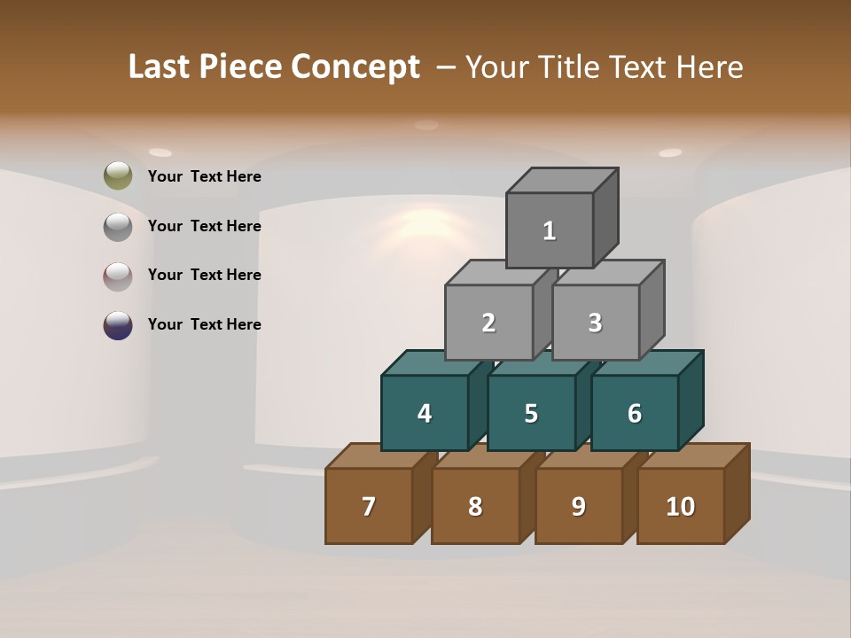 Perspective Picture Frame PowerPoint Template