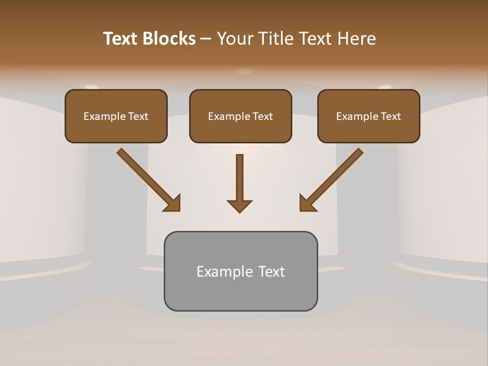 Perspective Picture Frame PowerPoint Template